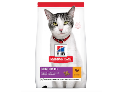 Hill's Science Plan Senior 11+ Kattefoder med Kylling – 1,5 kg