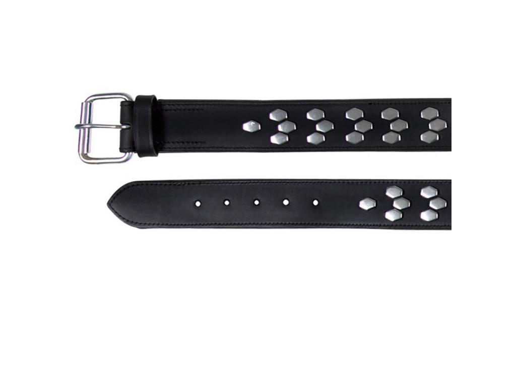 Halsbånd m. nitter 60cm/40