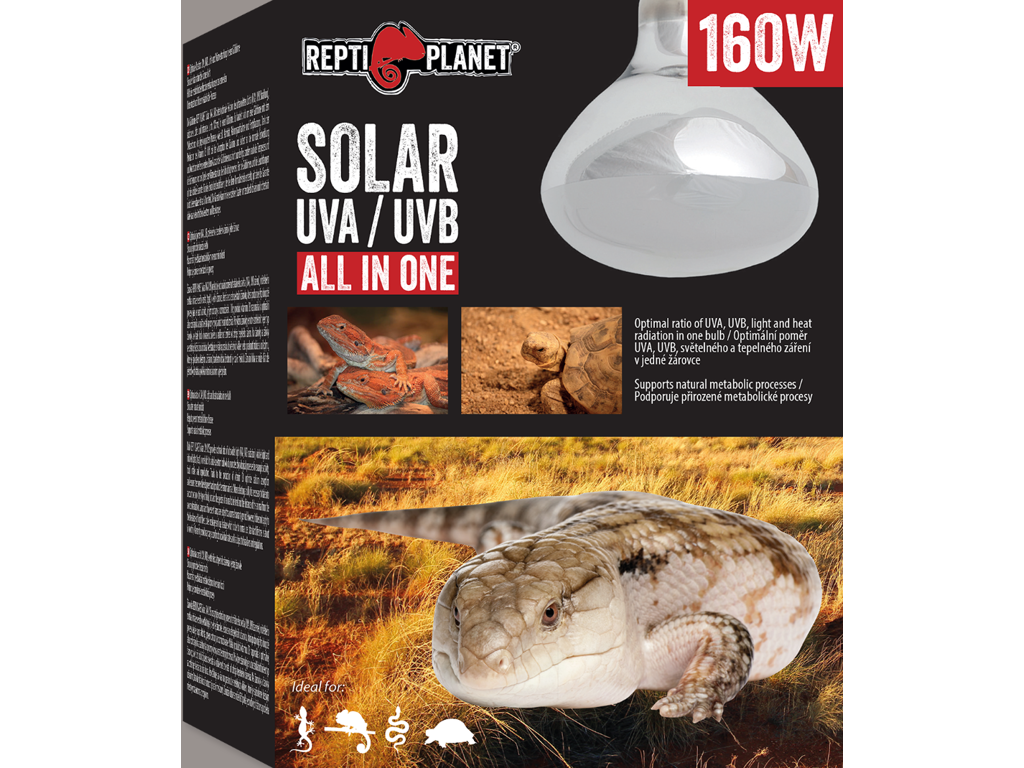 Pære Solar UVA&UVB 160W