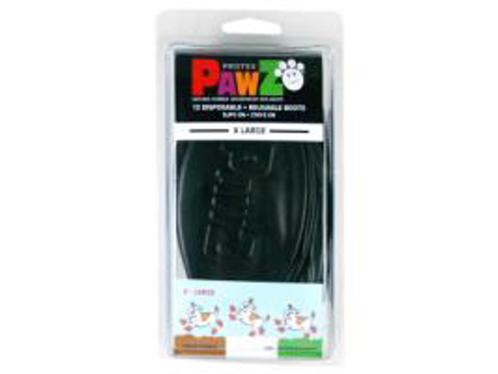 Pawz hundesko, XL, 12,7 cm, sort, 12 stk.