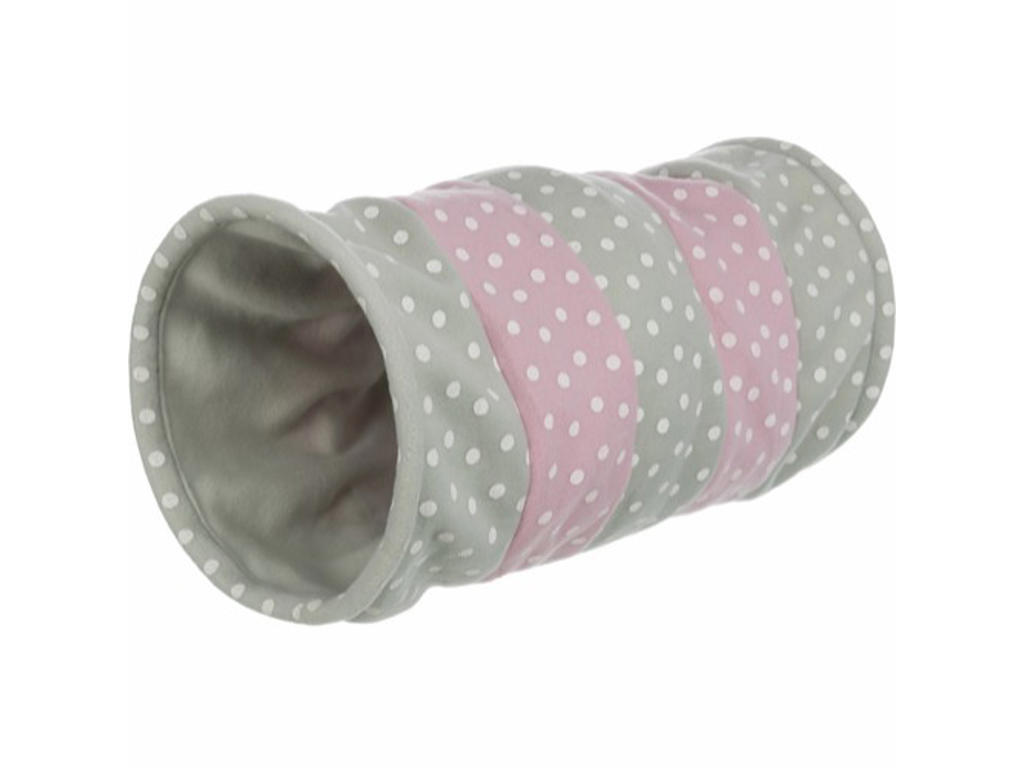 Legetunnel, plys, ø 25 cm/50 cm, flerfarvet