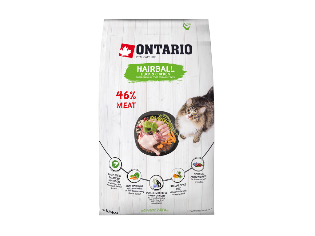 Ontario cat hairball 6,5kg