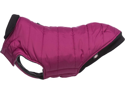 Trixie Arlay Hundefrakke XS Berry – Vandafvisende Frakke med Fleecefor, 27 cm