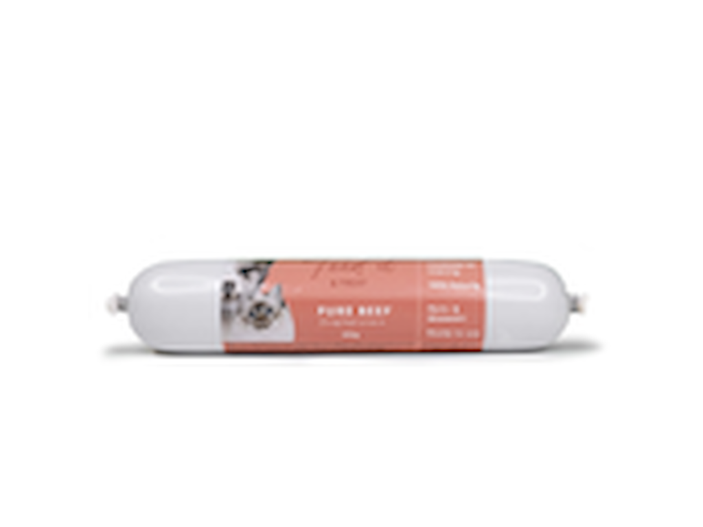 Feed'it & Treat Pure Beef 400 g – Fuldfoder og Træningsgodbid til Hund og Kat