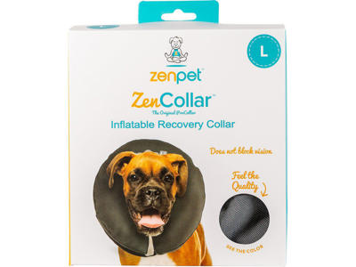 Zencollar oppustelig nakkekrave hund L ca 32,5-40CM