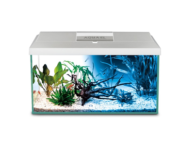 Aquael Leddy 40 Hvidt Akvariesæt – D&N Version 2.0 Med LED