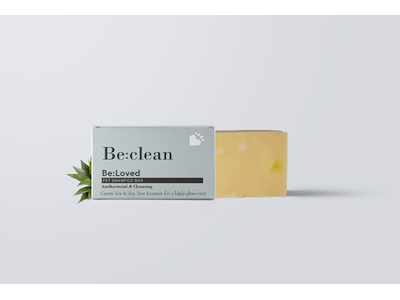 Be:Loved Be:Clean Shampoo Bar 110 g – Rensende Hundeshampoo med Grøn Te & Tea Tree
