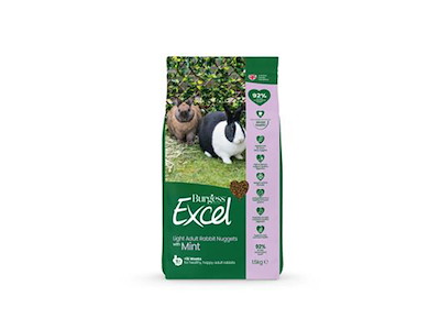 Burgess Excel Rabbit Light – Fedtreduceret Kaninfoder 1,5 kg