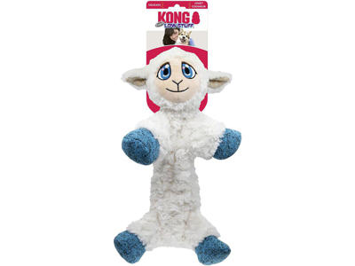 KONG LOW STUFF FLOPZIE LAMB M 40x25x8cm
