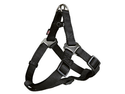 Premium One Touch sele, M: 50–65 cm/20 mm, sort