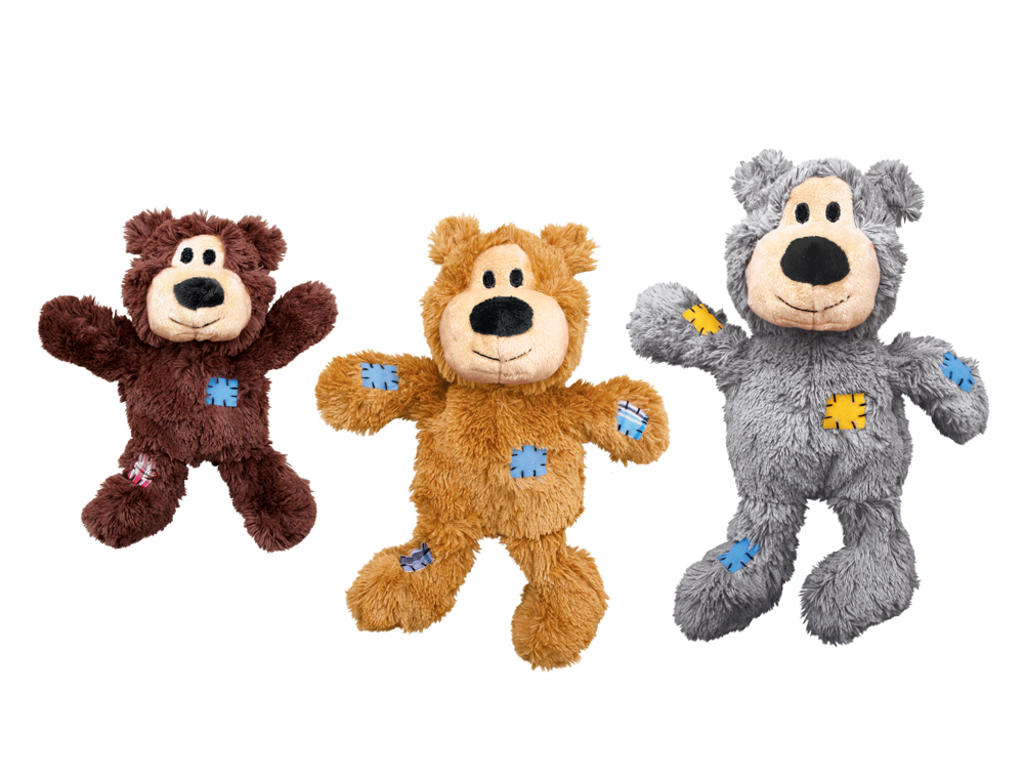 KONG WILD KNOTS BEAR HUNDELEGETØJ 20 CM  Mix S/m