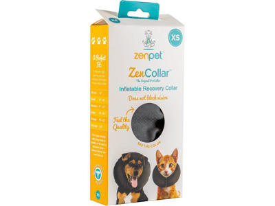 Zencollar oppustelig nakkekrave hund XS ca 7-15cm