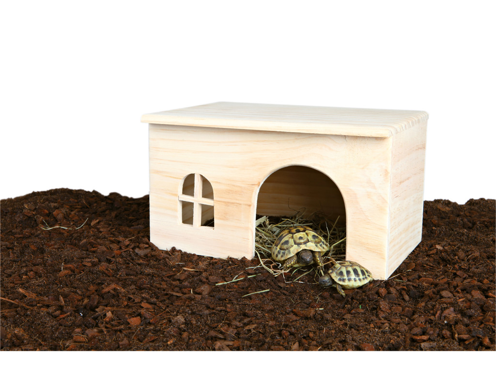 Træhus, Marsvin, 28 x 16 x 18 cm