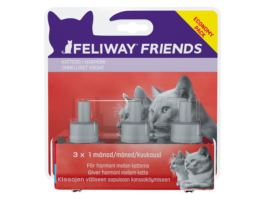 FELIWAY FRIENDS FEROMON REFILLS KAT 3 X 48 ML