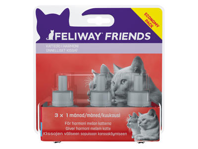 FELIWAY FRIENDS FEROMON REFILLS KAT 3 X 48 ML