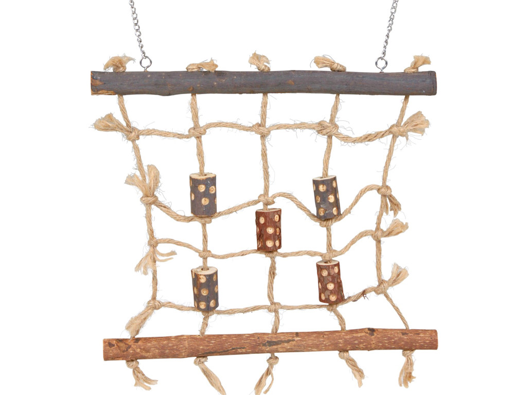 Trixie Klatrenet til Fugle 27×24 cm – Aktivt Tilbehør til Fuglebur