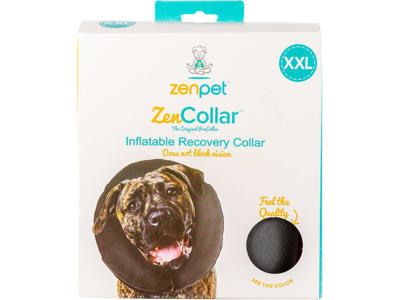 Zencollar oppustelig nakkekrave hund XXL ca 55CM+