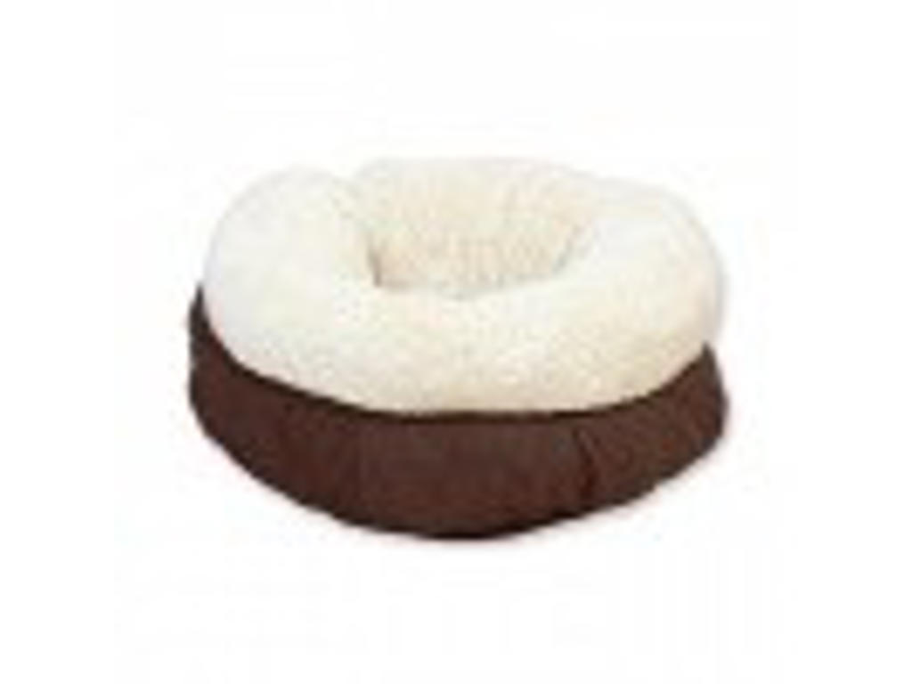 Donut Bed lam brun