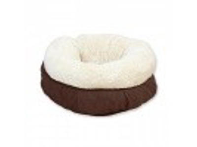 Donut Bed lam brun