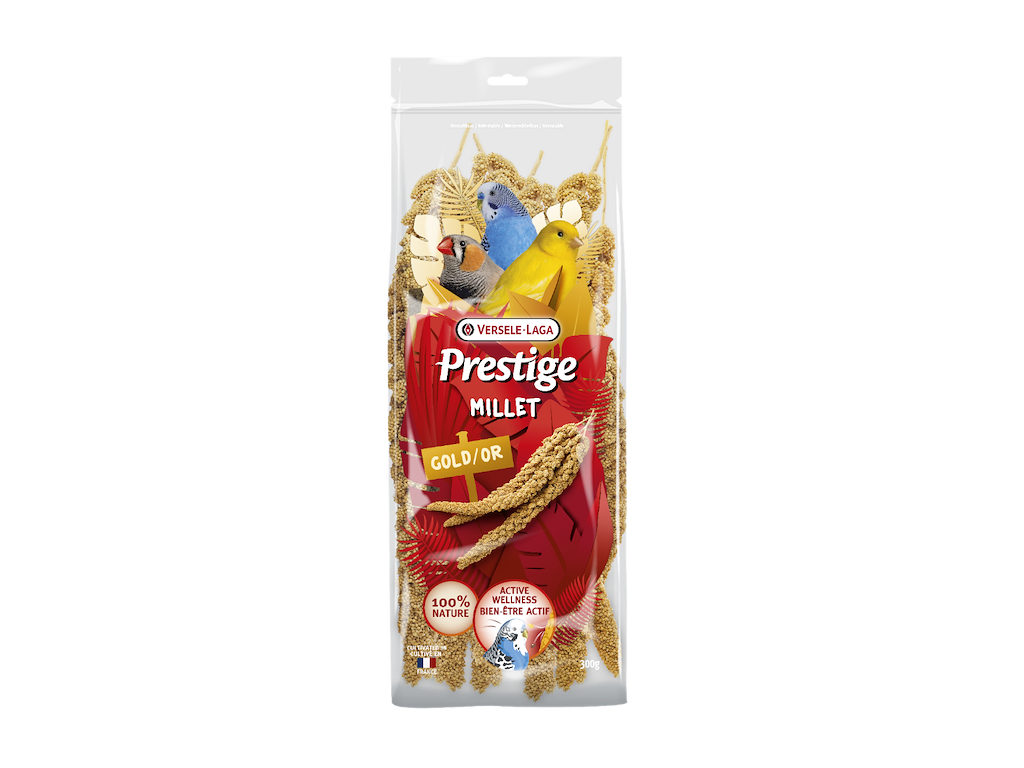 Versele-Laga Prestige Hirsekolber Gul 300 g – Naturlig Fuglesnack