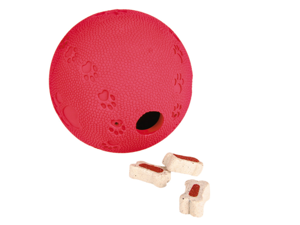 Snackbold, naturgummi  7cm