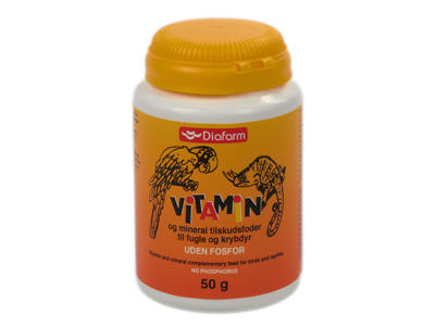 VITAMINER FUGLE/KRYBDYR UDEN FOSFOR DIAFARM