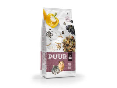 Witte Molen PUUR Hamster 1,5 kg– Naturligt Fuldfoder med Melorme, Frugt og Vitaminer