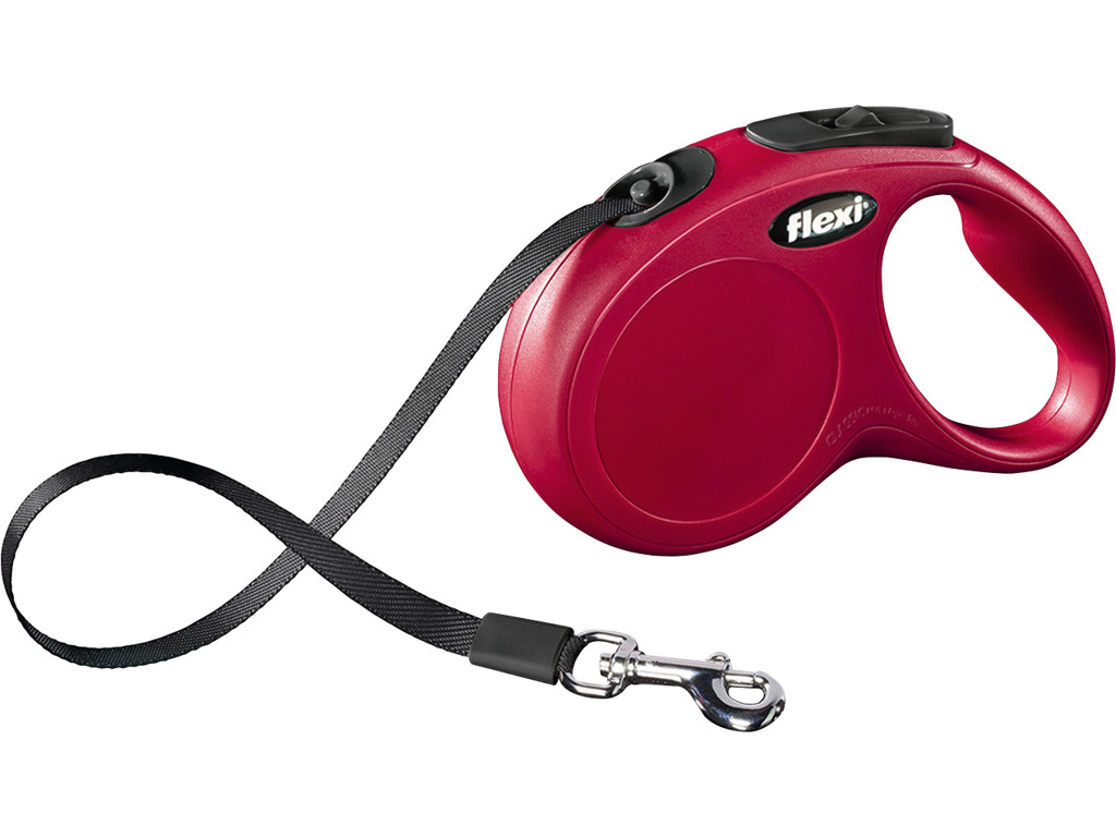 Flexi New Classic bånd L, 5M, 50KG, rød