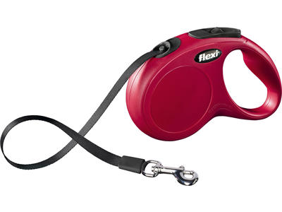 Flexi New Classic bånd L, 5M, 50KG, rød