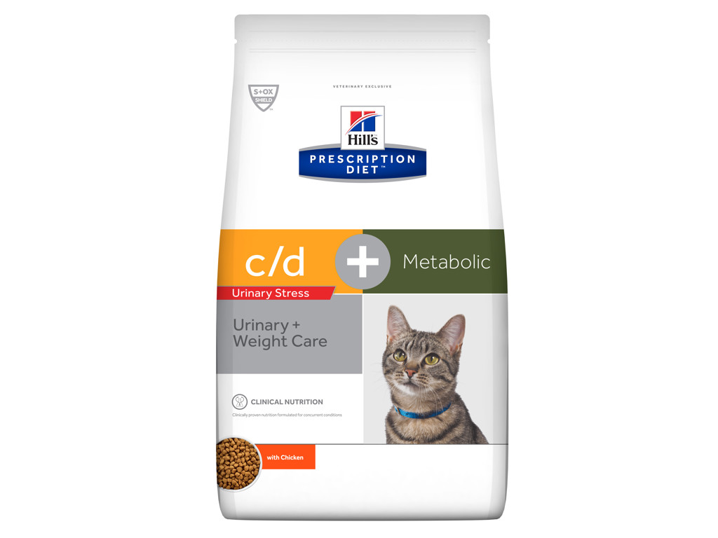 PD Feline C/D Urinary Stress + Metabolic 4 kg