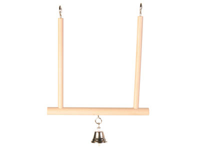 Trægynge med klokke 12,5x13,5