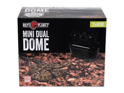 Mini dual dome lampe fixture