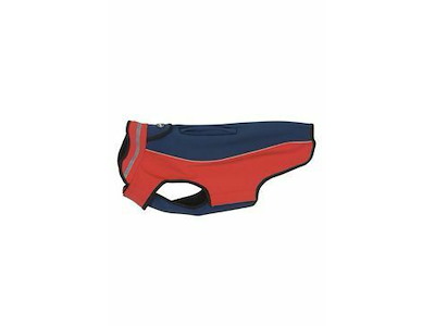 BUSTER Outdoor Softshell Hundejakke Mørkeblå/Rød XS 25 cm