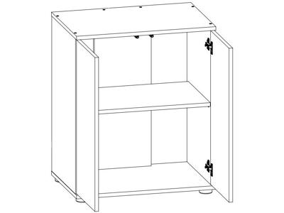 JUWEL AKV. BORD SBX LIDO 120 Hvid 61x41x73CM