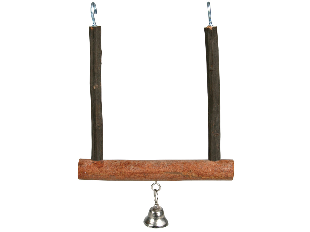 GYNGE MED KLOKKE UDEN LYD I TRÆ
