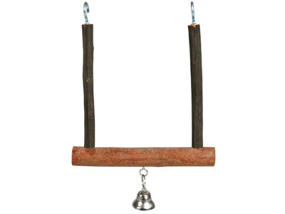 GYNGE MED KLOKKE UDEN LYD I TRÆ
