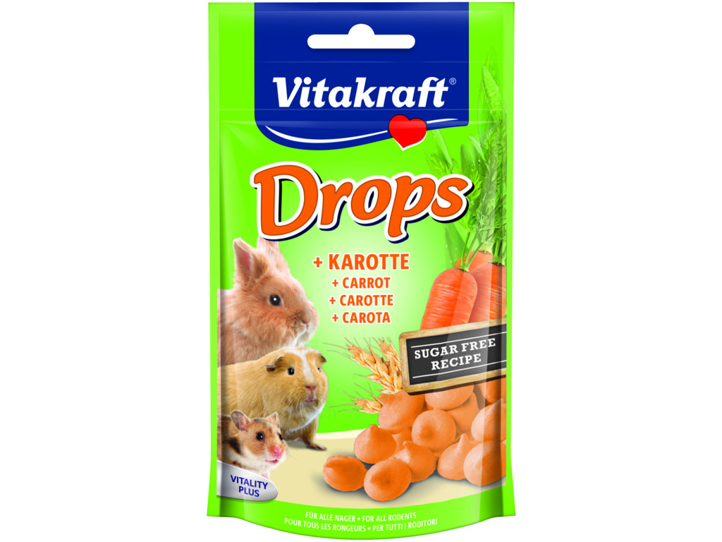 Vitakraft Drops 75g Gulerod