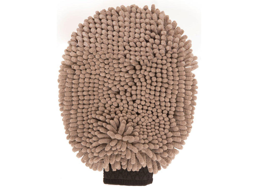 Dirty dog grooming handske 25x18cm grå