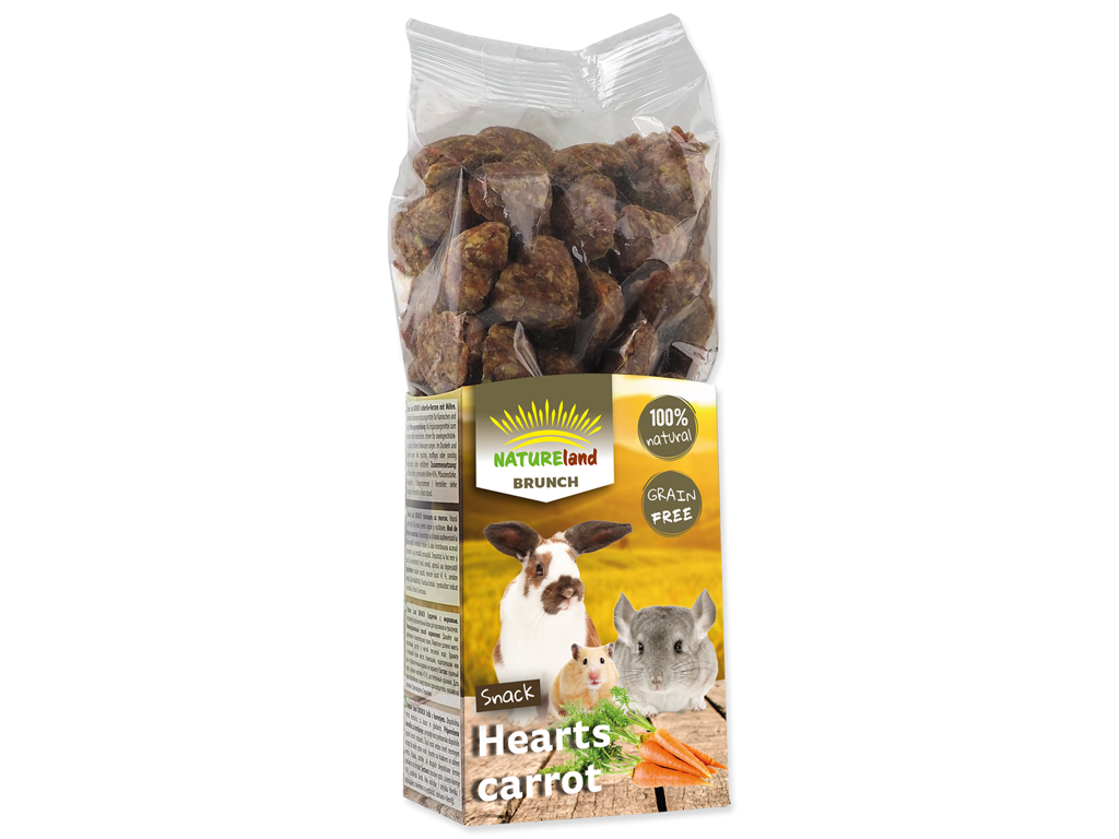 Nature Land brunch kornfri gulerodshjerte 150g