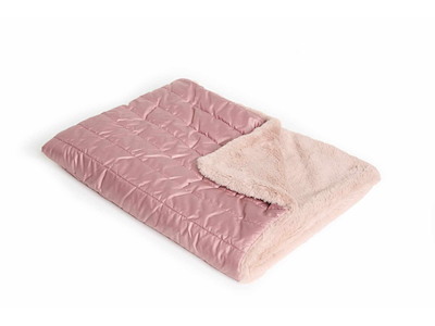 Italy Fashion Tæppe med Plysbagside – 70 × 100 cm Rosa