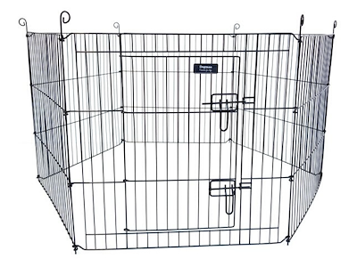 Udendørs Løbegård i Metal 66 x 62 cm – Letmonteret Løbegård til Hvalpe og Smådyr