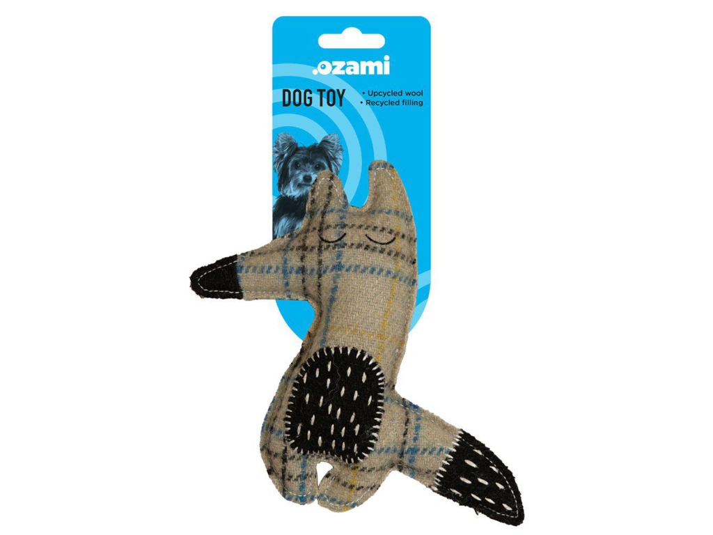 Hundelegetøj han ræv L 23x26x4,5CM