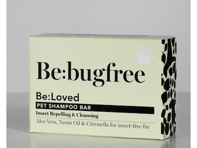 Be:Loved Be:Bugfree Shampoo Bar 110 g – Rensende Hundeshampoo med Aloe Vera, Neemolie & Citronella