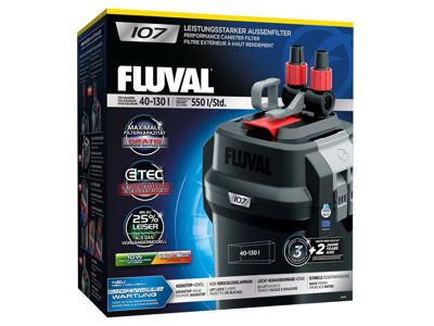 FLUVAL 107, 550 LTR./T. 10 WATT. 40-130 L.