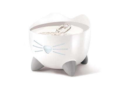 Catit Pixi Drikkefontæne, hvid/Rustfri stål