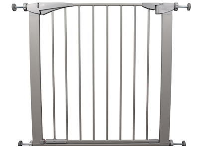 Dog Barrier Salus Grey – Hundegitter 79-84 cm, Højde 76 cm, Trykmontering, Grå