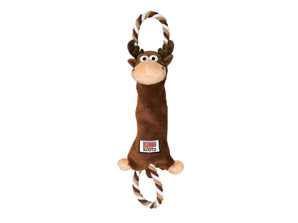 KONG TUGGER KNOTS ELG HUNDELEGETØJ 19 CM