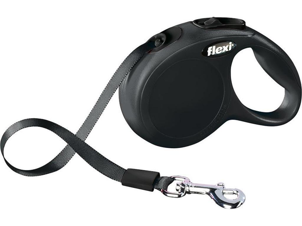 flexi New Classic bånd XS, 3M, 12KG, sort