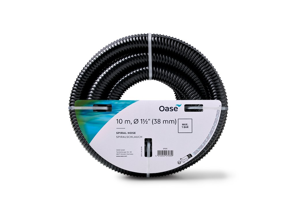 Oase Spiralslange Sort 1 1/2" – 10 m