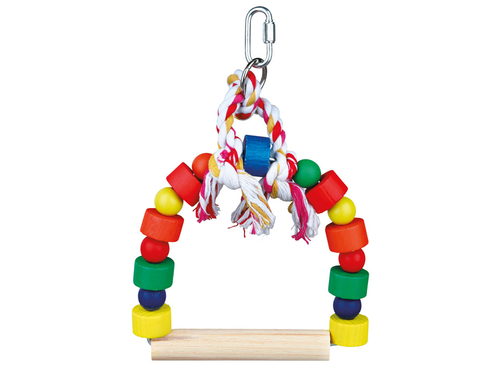 Buegynge af træklodser 13,5 x 19 cm